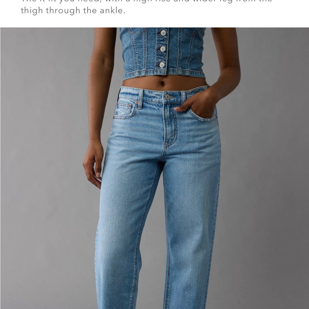 AE Strigid High-Waisted Stovepipe Jean